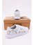 3D Dijital Baskı Kadın Alex McQueen Beyaz - Çiçek Desenli Sneaker 4