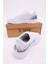 Dijital Baskı Unisex Alex McQueen Beyaz - Püskürtme Desenli Sneaker 4
