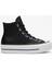 Chuck Taylor All Star High Lift Platform Deri Unisex Siyah Sneaker 1
