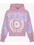Oversized Varsity Çocuk Pembe Sweatshirt 4
