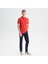 Erkek Kırmızı Slim Fit Kısa Kollu Polo 3