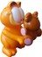 Vintage Ayıcıklı Garfielf Orijinal Mini Figür Oyuncak & 9 cm 1