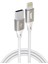 BL71 USB Lightning 2.4A 1.2m Data ve Şarj Kablosu Beyaz 1