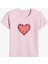 Heart Kadın Pembe T-Shirt 1