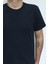 Fistan Store Erkek Düz Spor Kesim Normal Kalıp Bisiklet Yaka T-Shirt 2