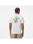Loose Fit Erkek Grafik Baskılı Beyaz T-Shirt 2