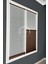 Gece Gündüz Katlanabilir Kahverengi Çiftli Plise Perde, Cam Balkon Perdeleri, Pvc Pencere Perdeleri 4