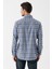 Uzun Kollu Ekoseli Gabardin Sert Yaka Cepli Garnili Casual Comfort Fit Gömlek 1004235109 4