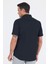 Siyah Kısa Kol Düz Bez Ayağı 041 Sert Yaka Classic Comfort Fit Gömlek 1004250258 5