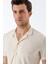 Kısa Kollu Desenli Jakarlı Apaş Yaka Cepsiz Casual Slim Fit Dar Kesim Gömlek 1004230150 5