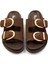 Kahve Leather Kadın Terlik K04666013901 2