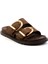 Kahve Leather Kadın Terlik K04666013901 3