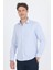 Koyu Lacivert Uzun Kol Sert Yaka Cepsiz Slim Fit Pamuklu Gömlek 1004250225 1