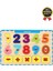 Yeni Seri Çocuk Ebeveyn Eğlenceli Eğitici Öğrenme Destekli Sayılar Yapboz Ahşap Tutmalı Puzzle 2
