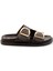 Kahve Leather Kadın Terlik K04666013903 1