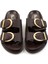 Kahve Leather Kadın Terlik K04666013903 2