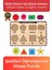 Yeni Seri Çocuk Ebeveyn Eğlenceli Eğitici Öğrenme Destekli Şekiller Yapboz Ahşap Tutmalı Puzzle 1