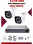 2 Kameralı Set - 5mp Sony Lensli Full Hd Gece Görüşlü Güvenlik Kamerası Sistemi - B2E1VD21OTL 1