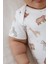 Kısa Kol Şortlu Yazlık Tulum - Pureline Series - Cute Animals 6