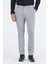 Gri Yandan Cepli Casual Slim Fit Pantolon 1003250163 1