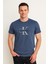 Bisiklet Yaka Tshirt Mavi Calvinklein 4