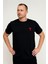 Trend Kapında Amii Bisiklet Yaka T-Shirt Siyah 1