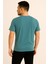 Pamuk Penye Bisiklet Yaka T-Shirt Çağla Yeşili Thenorthface 2