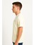 T-Shirt Beyaz Gofre Kumaş Polo 2