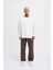 Erkek Basic Polar Oversize Ekru Sweatshirt 5