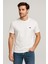 Bisiklet Yaka T-Shirt Beyaz 1