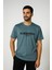 Trend Kapında Burbry London Bisiklet Yaka Tshirt Gri 3