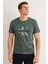 Bisiklet Yaka Tshirt Yeşil Calvinklein 3