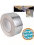 Yapışkanlı Fiberglas Lif Takviyeli Alüminyum Folyo Bant 45 mm x 25 Metre Yanmaz Soba Borusu Bandı 1