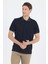 Siyah Polo Yaka Kısa Kol Cepli Comfort Fit :%100 Pamuk Tişört 1011250181 3