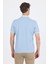Buz Mavi Polo Yaka Kısa Kol Cepli Comfort Fit :%100 Pamuk Tişört 1011250181 5