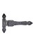 Antika Tarz Dekoratif Pirinç Kuyruklu Düğmeli Menteşe No3 - 155X240 mm Oksit 1