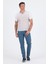 Kısa Kol Baskılı Pike Polo Yaka Cepsiz Slim Fit Tişört 1011250166 2