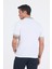 Beyaz Polo Yaka Kısa Kol Cepsiz Slim Fit :%100 Pamuk Tişört 1011250182 5