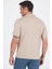 Bej Kısa Kol Polo Yaka Cepli Classic Standart Beden Tişört 1011250173 5