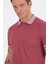 Gül Kurusu Polo Yaka Kısa Kol Cepsiz Slim Fit :%100 Pamuk Tişört 1011250182 9