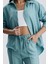Kadın Oversize Alt Üst Takım – Gömlek ve Lastikli Pantolon Ikili Set 5