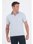 Gri Kısa Kol Polo Yaka Cepli Classic Standart Beden Tişört 1011250171 3