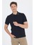 Siyah Polo Yaka Kısa Kol Cepsiz Slim Fit :%100 Pamuk Tişört 1011250182 1