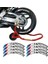 Motosiklet M Power 3D Kabartmalı Lastik Yanak Yazısı 1