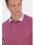 Vişne Polo Yaka Kısa Kol Cepsiz Slim Fit :%100 Pamuk Tişört 1011250182 4