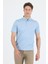 Açık Mavi Kısa Kol Düz Suprem Polo Yaka Cepsiz Pamuklu Casual Slim Fit Tişört 1011250160_603 1