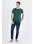 Koyu Yeşil Polo Yaka Kısa Kol Cepsiz Slim Fit :%100 Pamuk Tişört 1011250182 2