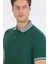 Koyu Yeşil Polo Yaka Kısa Kol Cepsiz Slim Fit :%100 Pamuk Tişört 1011250182 4
