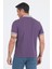 Mor Polo Yaka Kısa Kol Cepsiz Slim Fit :%100 Pamuk Tişört 1011250182 5