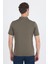 Koyu Haki Kısa Kol Düz Suprem Polo Yaka Cepsiz Esnek Casual Slim Fit Tişört 1011250161_720 10